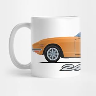 240z Fairlady classic sport coupe side orange Mug